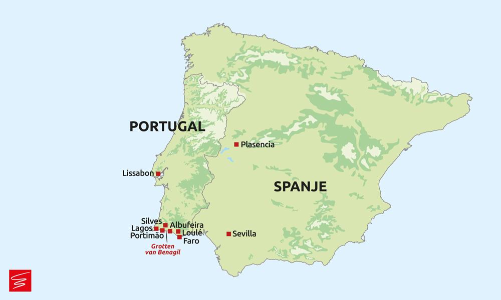 Reisschema winterzon aan de Portugese Algarve | KRAS Busreizen