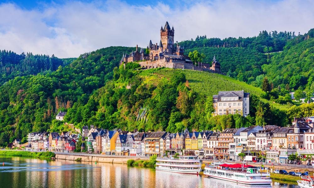 Cochem aan de Moezel in Duitsland