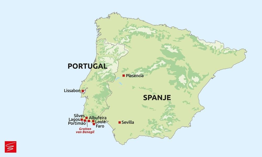 Reisschema winterzon aan de Portugese Algarve | KRAS Busreizen