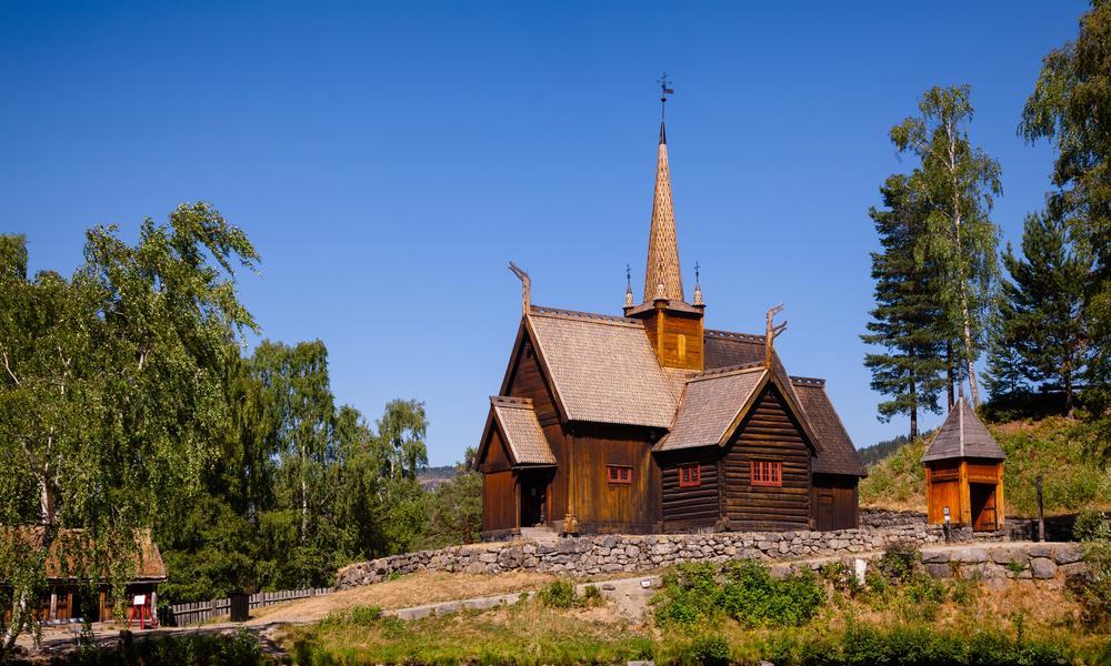 Staafkerk van Garmo in Maihaugen