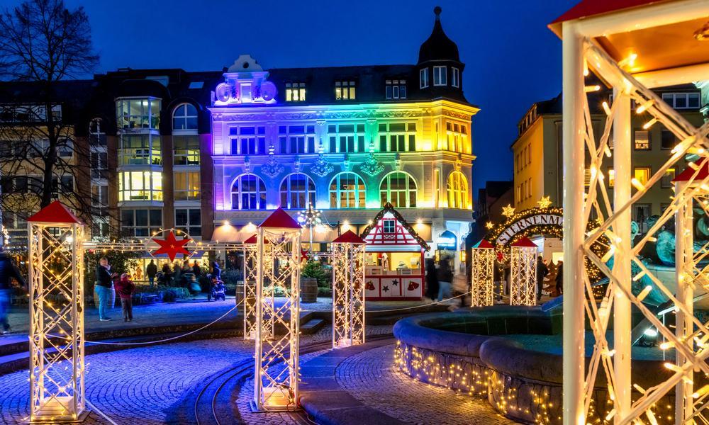 Kerstshoppen aan de Rijn