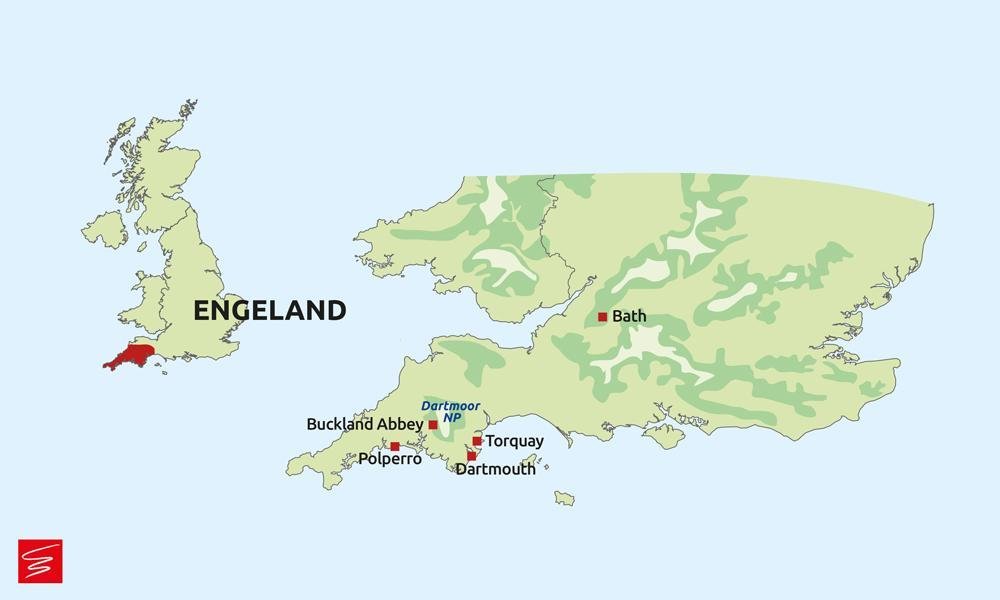 Route Devon & Cornwall