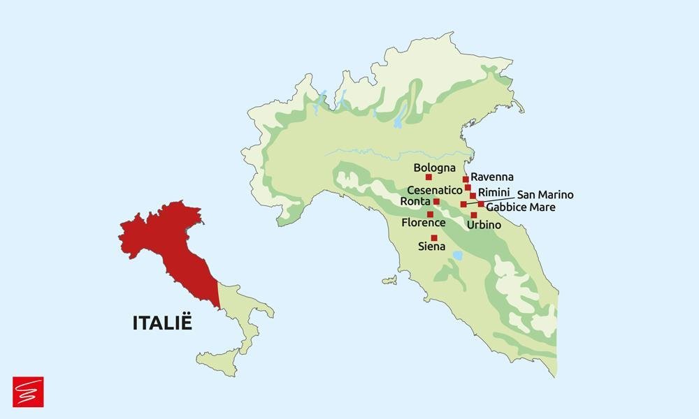 Reisschema Adriatische Kust & Toscane | KRAS Busreizen