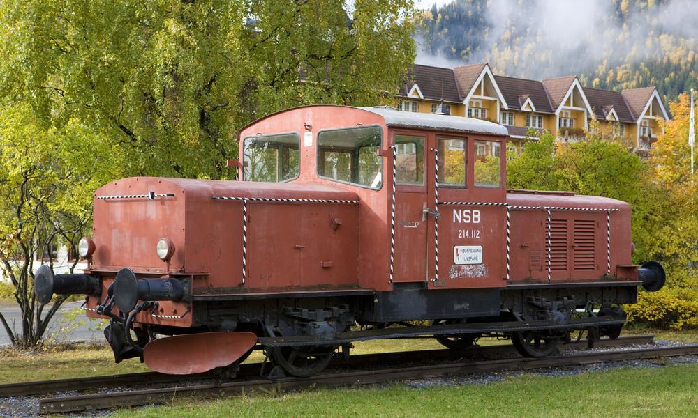 Oude treinstation Fagernes