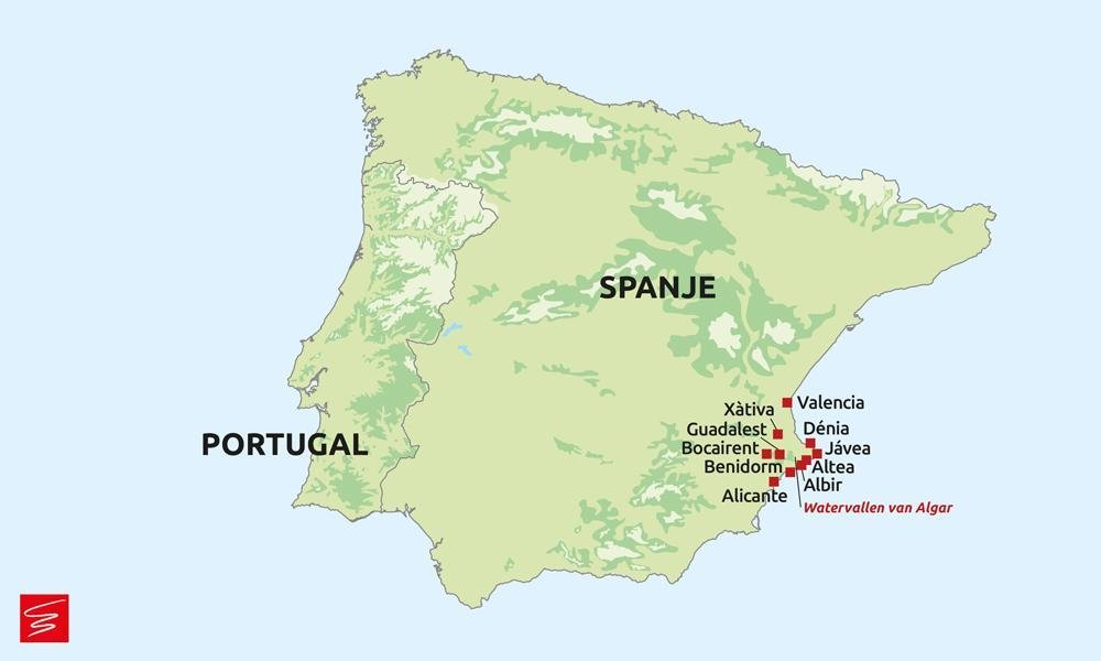 Reisschema Winterzon Singlereis Costa Blanca | KRAS Busreizen