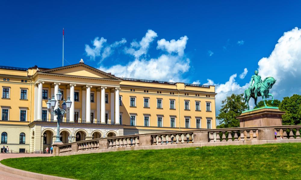 Het Koninklijk Paleis in Oslo