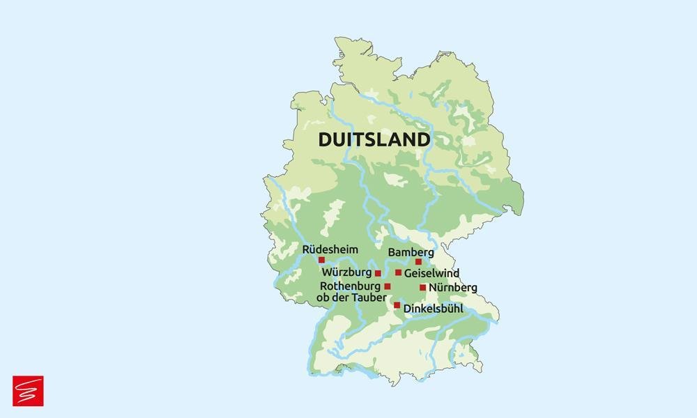 Reisschema Romantische Strasse & Frankenland | KRAS Busreizen