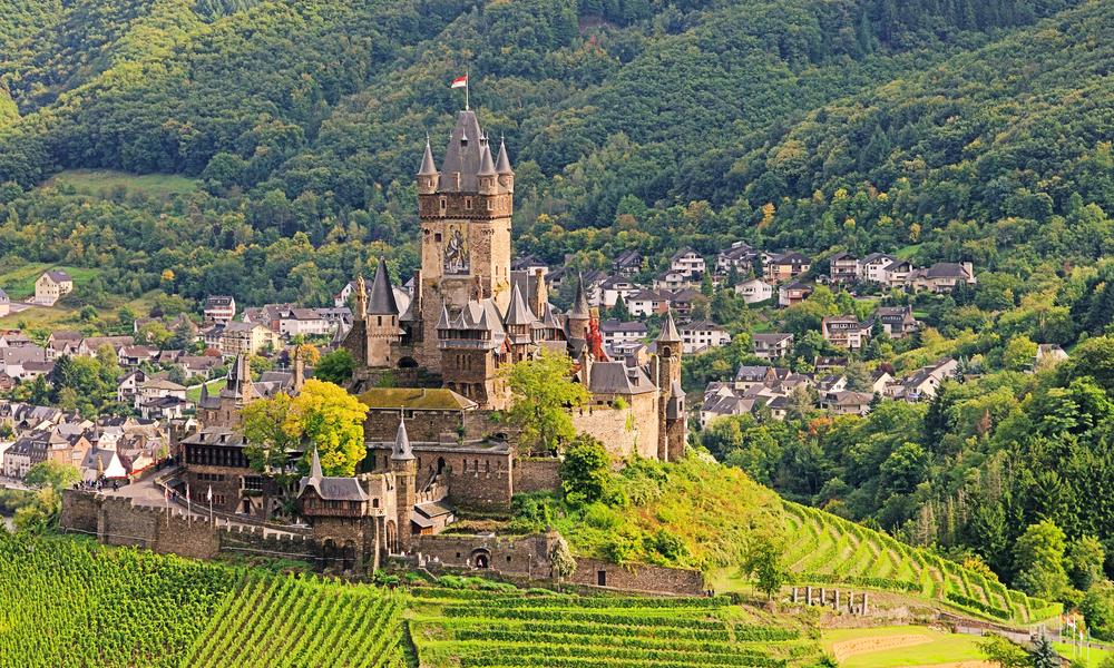 Cochem aan de Moezel in Duitsland