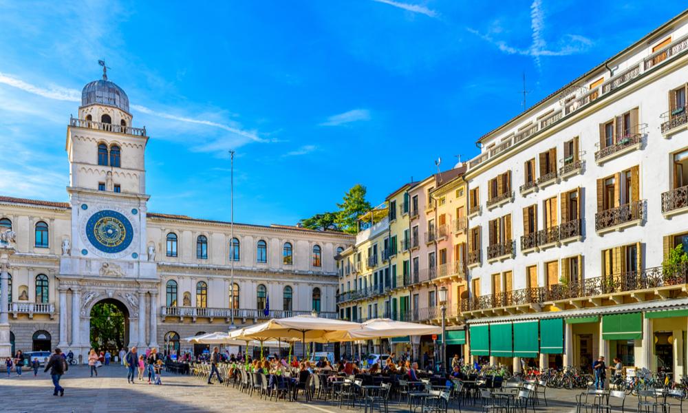 Piazza dei Signori & Torre dell'Orologio in Padua