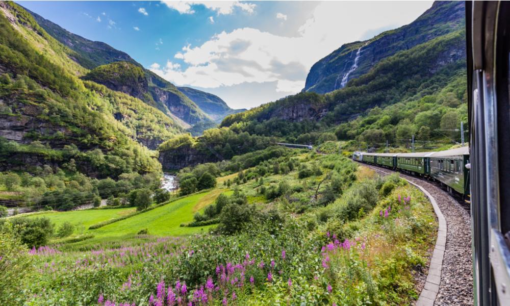 De spoorlijn Myrdal - Flåm