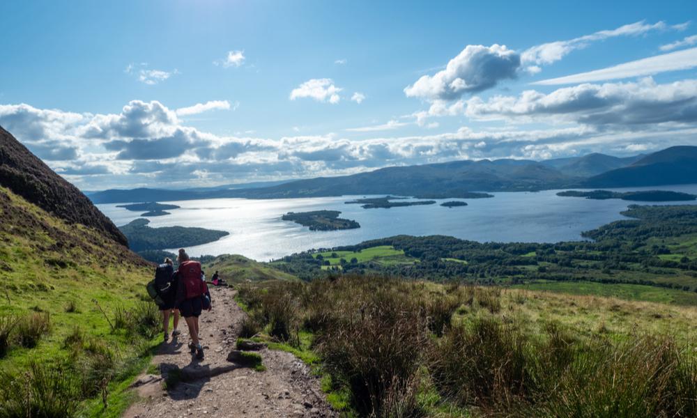 Wandelen bij Loch Lomond