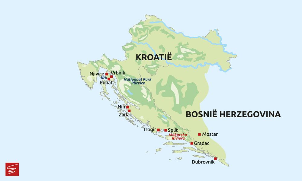 Route Kroatische Kust & Dubrovnik